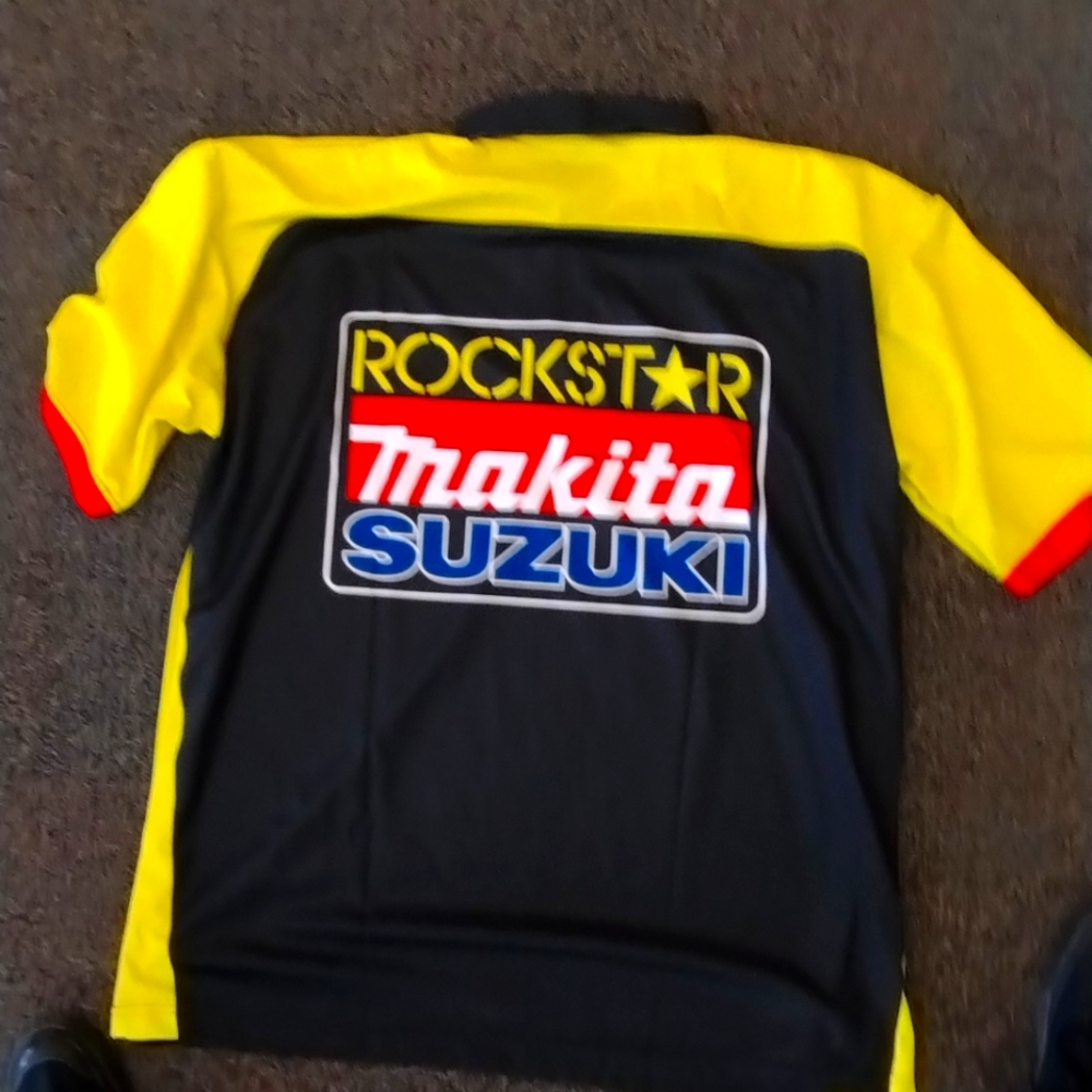 Rockstar Makita Suzuki Pitcrew Shirt